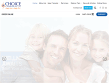 Tablet Screenshot of choicechiropractic.com.au